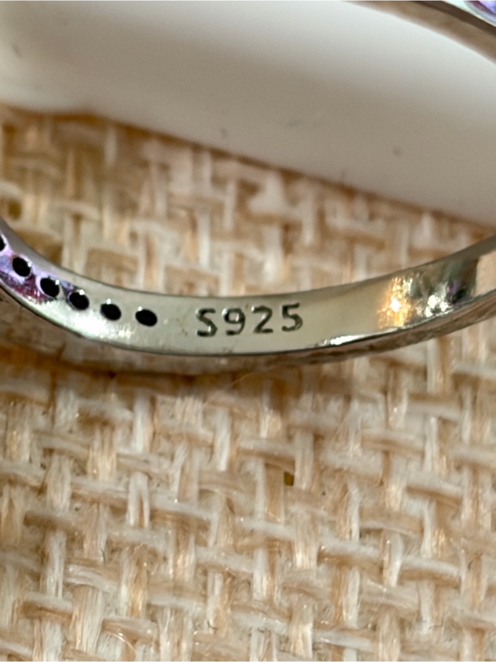 Never Worn SZ 10 925 Sterling Silver Pariba Floral Ring - Picture 3 of 3
